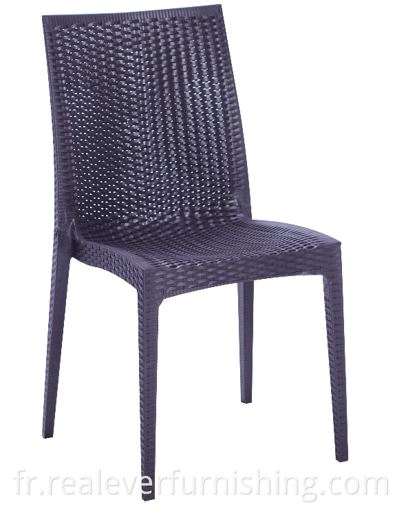 rattan style plastic chair